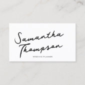 ミニマルなシックQRコードフォトソーシャルメディアのアイコン 名刺 (正面)