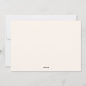 ミニマルなシルバーパイン写真クリスマス シーズンカード (裏面)