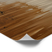 ミニマルなシンガポールスカイライン – Asian City Art ポスター (角)