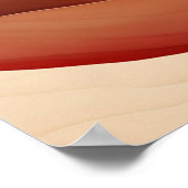 ミニマルなジャパンディマウンテンアートニュートラルプリント ポスター (角)