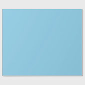 ミニマルなスカイブルーカラーラッピング紙シート ラッピングペーパー (フラット)