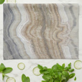 ミニマルなスカンジナビア花崗岩の茶色の大理石 キッチンタオル (折り畳み)