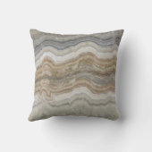 ミニマルなスカンジナビア花崗岩の茶色の大理石 クッション (裏面)