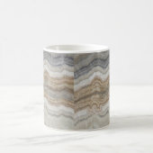 ミニマルなスカンジナビア花崗岩の茶色の大理石 コーヒーマグカップ (中央)