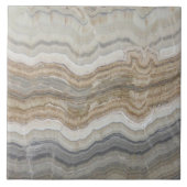 ミニマルなスカンジナビア花崗岩の茶色の大理石 タイル (正面)