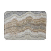 ミニマルなスカンジナビア花崗岩の茶色の大理石 バスマット (正面)