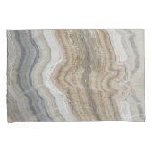 ミニマルなスカンジナビア花崗岩の茶色の大理石 枕カバー (正面右)