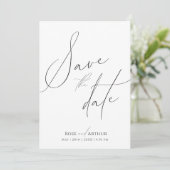 ミニマルなスクリプトでSave The Date 招待状 (スタンド正面)