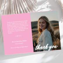 ミニマルなスクリプトピンクの卒業