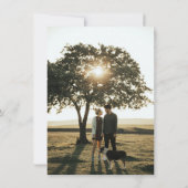 ミニマルなスクリプトフォトカードを保存する (裏面)