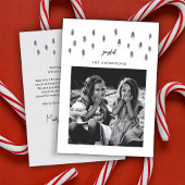 ミニマルなスクリプトフォントのタイポグラフィーハoliday シーズンカード