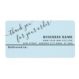 ミニマルなスクリプ感謝していトはビジネスの宛名ラベル ラベル