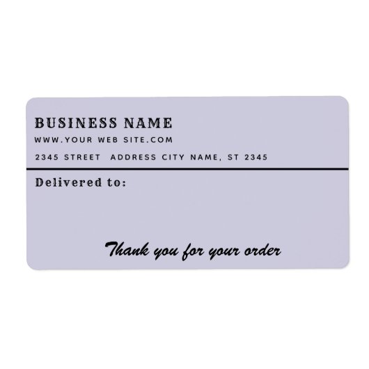 ミニマルなスクリプ感謝していトはビジネスの宛名ラベル ラベル (正面)