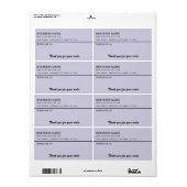 ミニマルなスクリプ感謝していトはビジネスの宛名ラベル ラベル (フルシート)