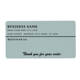 ミニマルなスクリプ感謝していトはビジネスの宛名ラベル ラベル