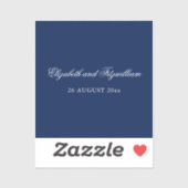 ミニマルなスケッチブライダル結婚ブーケのシール シール (シート)