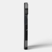 ミニマルなゼネコンのロゴ – 白黒 Case-Mate iPhoneケース (裏面 / 右)