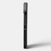 ミニマルなゼネコンのロゴ – 白黒 Case-Mate iPhoneケース (裏面 / 左)