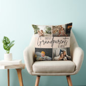 ミニマルなソフトピンク最高のの祖父母の写真 クッション (椅子)