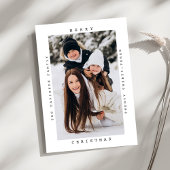 ミニマルなタイプライター – Merry Christmas One写真 シーズンカード