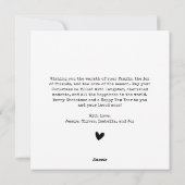 ミニマルなタイプライターMerry Christmasの写真 シーズンカード (裏面)