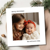 ミニマルなタイプライターMerry Christmasの写真 シーズンカード