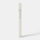ミニマルなタイポグラフィの面白いスマホケース | ドッグママ iPhone 15ケース (左側面)