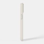 ミニマルなタイポグラフィの面白いスマホケース | ドッグママ iPhone 15ケース (右側面)