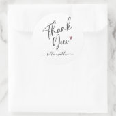 ミニマルなタイポグラフィー, モノクローム, ありがとうございます ラウンドシール (バッグ)