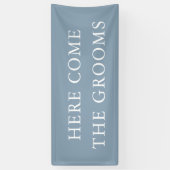 ミニマルなダスティブルー来・ザ・グローム 横断幕 (縦)