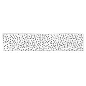 ミニマルなダルマチアスポットシンプルモダン可愛い ショートテーブルランナー (横)