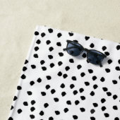 ミニマルなダルマチアスポットシンプルモダン可愛い ビーチタオル (インサイチュ)