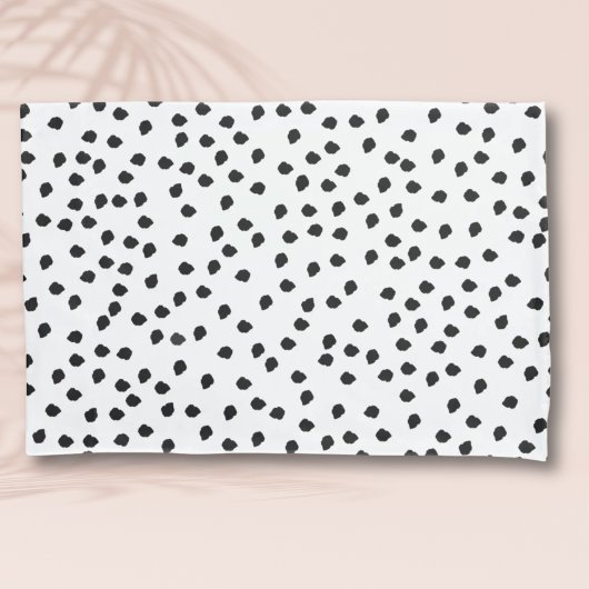 ミニマルなダルマチアスポットシンプルモダン可愛い 枕カバー