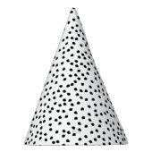 ミニマルなダルマモダンスのスポット パーティーハット (右)