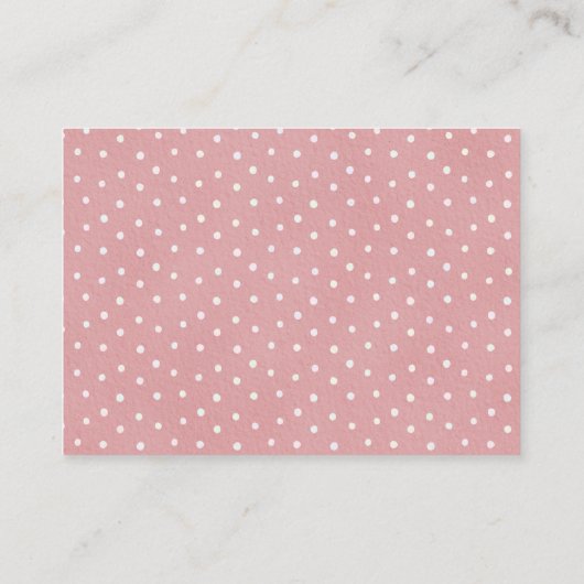 ミニマルなテディベアよく赤ちゃんシャワーを望む エンクロージャーカード (裏面)