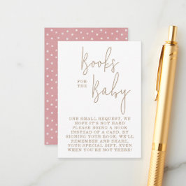 ミニマルなテディベアベビー赤ちゃんシャワー エンクロージャーカード