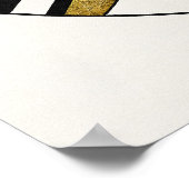 ミニマルなデコ円形ジオメトリ ポスター (角)