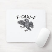 ミニマルなデザインのF Caw F マウスパッド (マウス)
