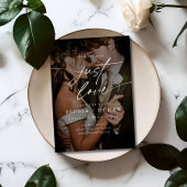 ミニマルなデザイン 何も特別なものはない ただ愛を写真オーバーレイ セーブザデート