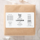 ミニマルなドロッパーボトル製品ラベルロゴ ラベル (インサイチュ)