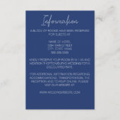 ミニマルなナルシ結婚スのエンクロージャカード エンクロージャーカード (正面)