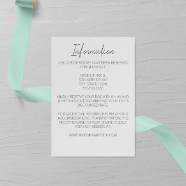 ミニマルなナルシ結婚スのエンクロージャカード エンクロージャーカード