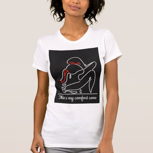 ミニマルなハグTシャツ Tシャツ (正面)