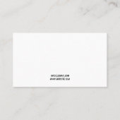 ミニマルなハッピーティース小児歯科医 予約カード (裏面)