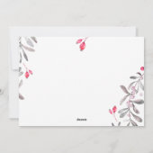 ミニマルなハッピーホリデーの写真 シーズンカード (裏面)