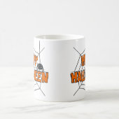 ミニマルなハロウィーンの休日 コーヒーマグカップ (中央)