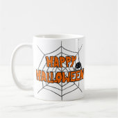 ミニマルなハロウィーンの休日 コーヒーマグカップ (左)