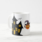 ミニマルなハロウィーンの休日 コーヒーマグカップ (正面左)
