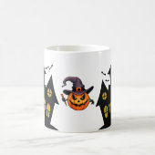 ミニマルなハロウィーンの休日 コーヒーマグカップ (中央)