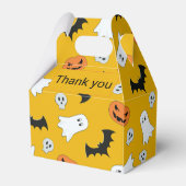 ミニマルなハロウィーンの休日 フェイバーボックス (裏面サイド)